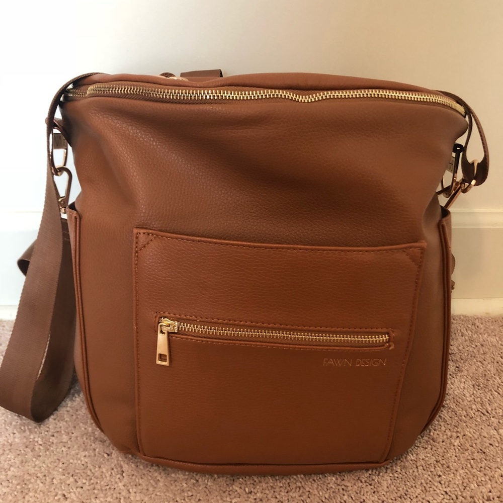 Fawn Design Original Diaper Bag Brown